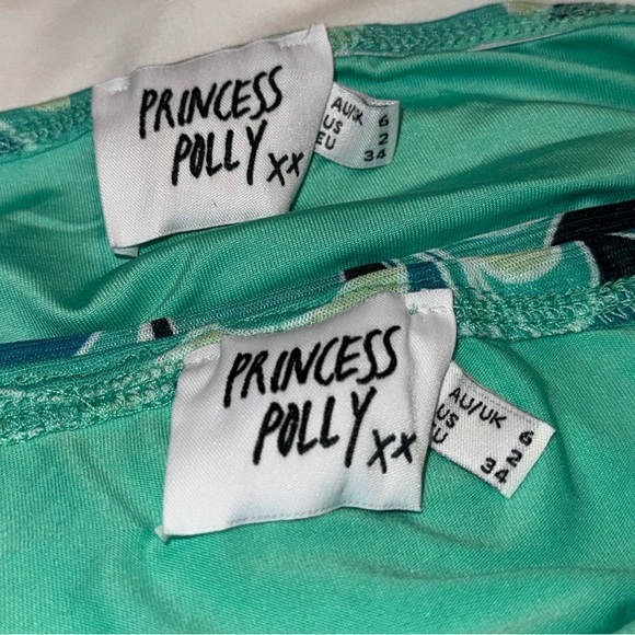 PRINCESS POLLY SOUL SISTER SET GREEN MULTI COLOR SIZE SMALL / SIZE 6 - Picture 6 of 6